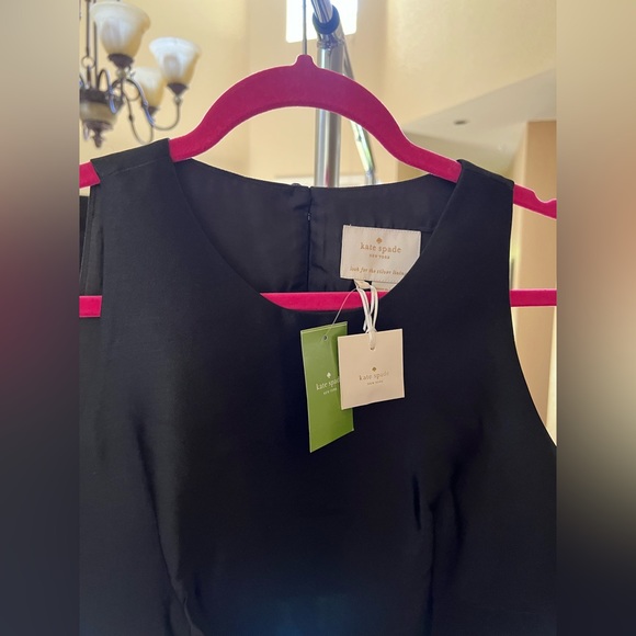Black Kate Spade Dress. Size 8. Jeweled Back of Dress. - Picture 6 of 8